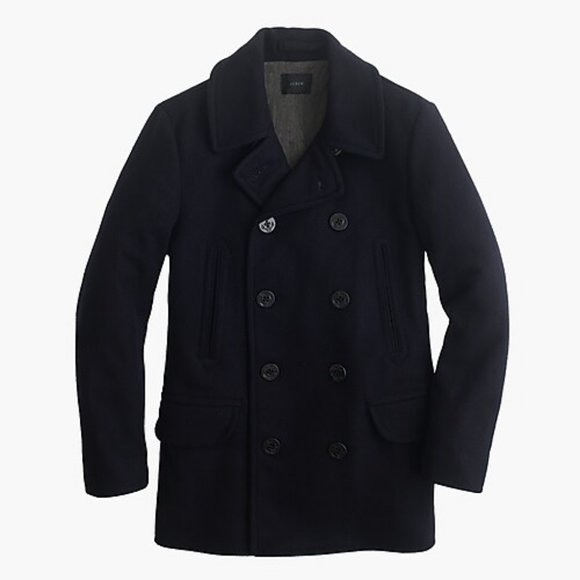 J. Crew Other - J. Crew Navy Dock Peacoat